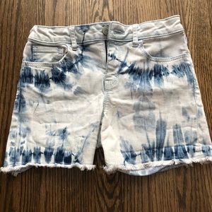 Kids tie-dye Jean shorts